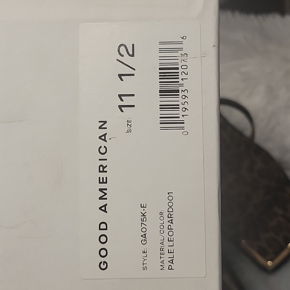 Good American leopard wedges size 11.5 - Picture 4 of 4